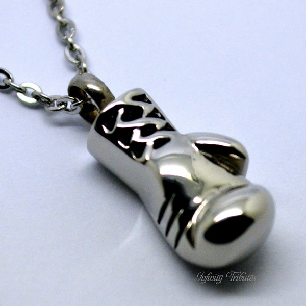 Urn Boxing Glove Necklace Etsy