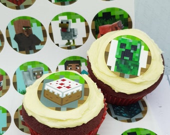 minecraft cupcake etsy