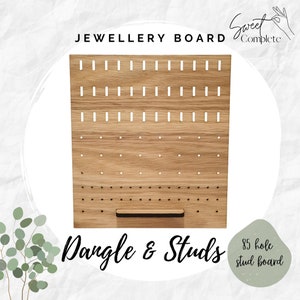 Dangle and Stud Jewellery Display Stand - Stud Earring Stand - Earring holder - Mother's Day - Anniversary - Nature gift