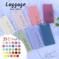 Personalised Luggage or Gift Tag - Custom Bag Tag - Gift Tag - Suitcase Tag - Blocky Name Tag product logo