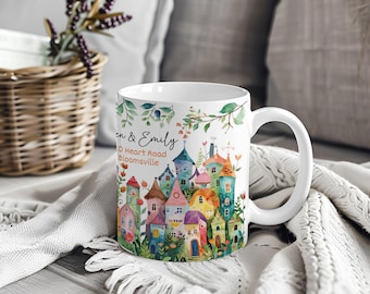 Personalised Quirky New Home Mug - Housewarming Gift – Custom Name, Address & Date Gift for New Homeowners