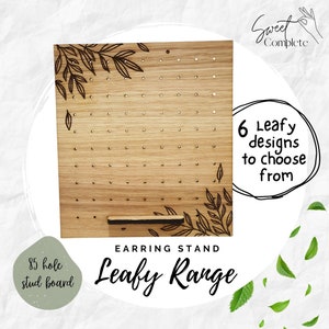 Leaves Jewellery Earring Stand - Stud Earring Stand - Earring holder - Leaf - Nature gift - Mothers Day - Anniversary