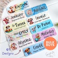 Personalized Work Name Badge - Colorful Name tags, Pin or Magnetic