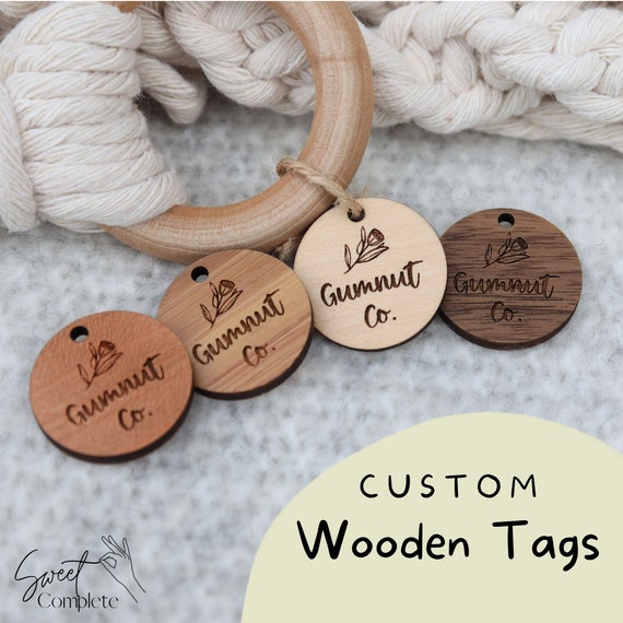 Custom Wooden Tags for Crochet/Knitting