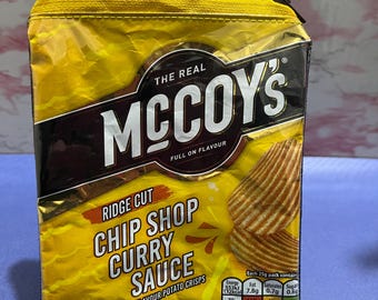 Recycled Packet Purse / McCoy's / Chip Shop Curry Sauce