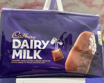 Cadbury Daily Milk Ice Cream / Wallet / Recycled Packet Purse
