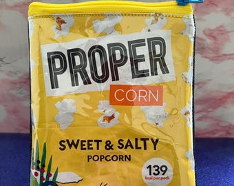 Recycled Packet Purse / Proper Corn / Sweet & Salty / Yellow / Wallet