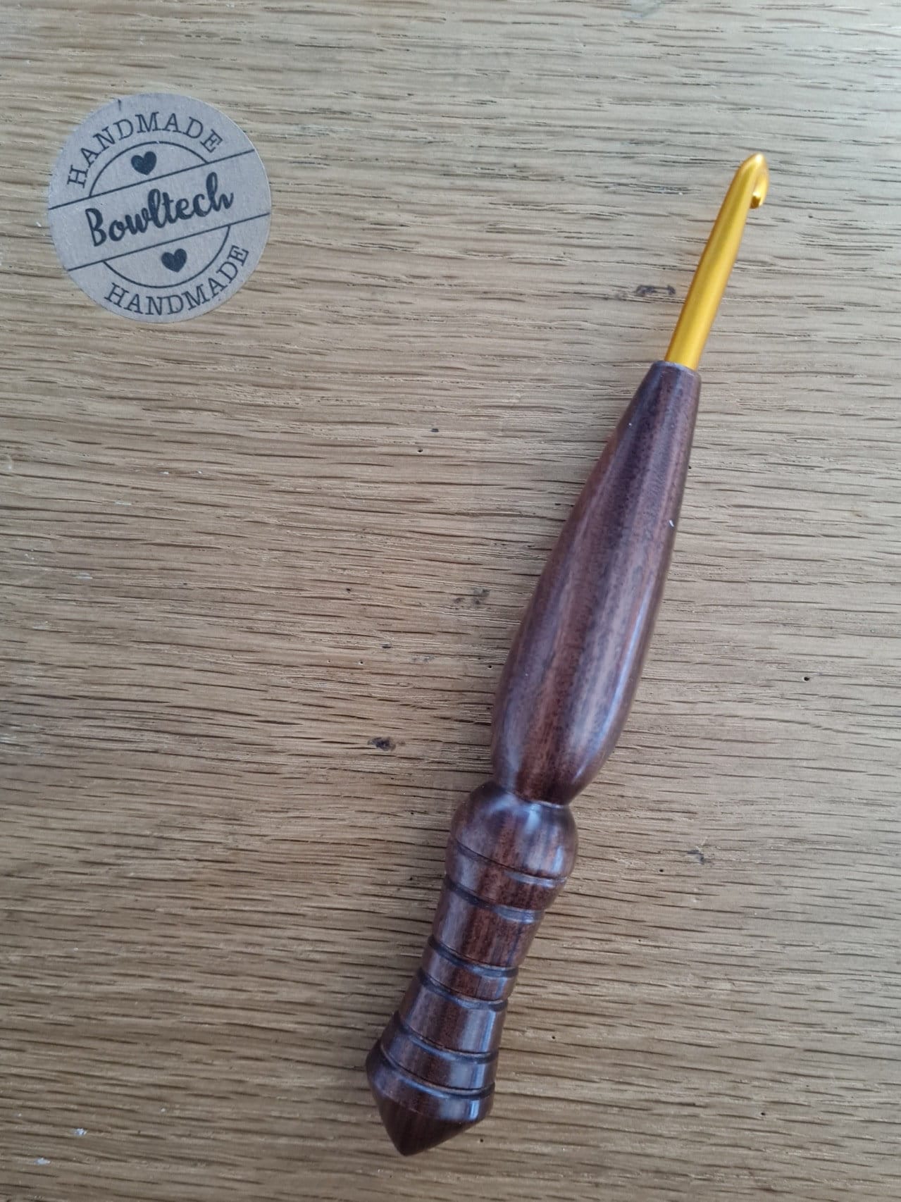 Furls Alpha Series Ergonomic Wooden Crochet Hook Bocote agrohort