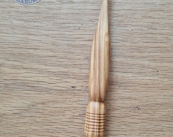 Wand Crochet Hook Olive Wood.