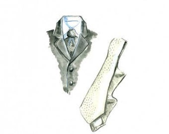 Tie pattern for men, procession, wedding, first communion and ceremony