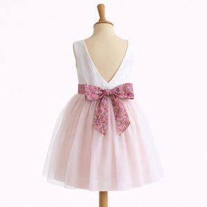 Elderberry 8-10-12 years, Backless dress pattern, Dauphin-Dauphine, Garance's Wedding Processions, wedding, bridesmaid, first communion