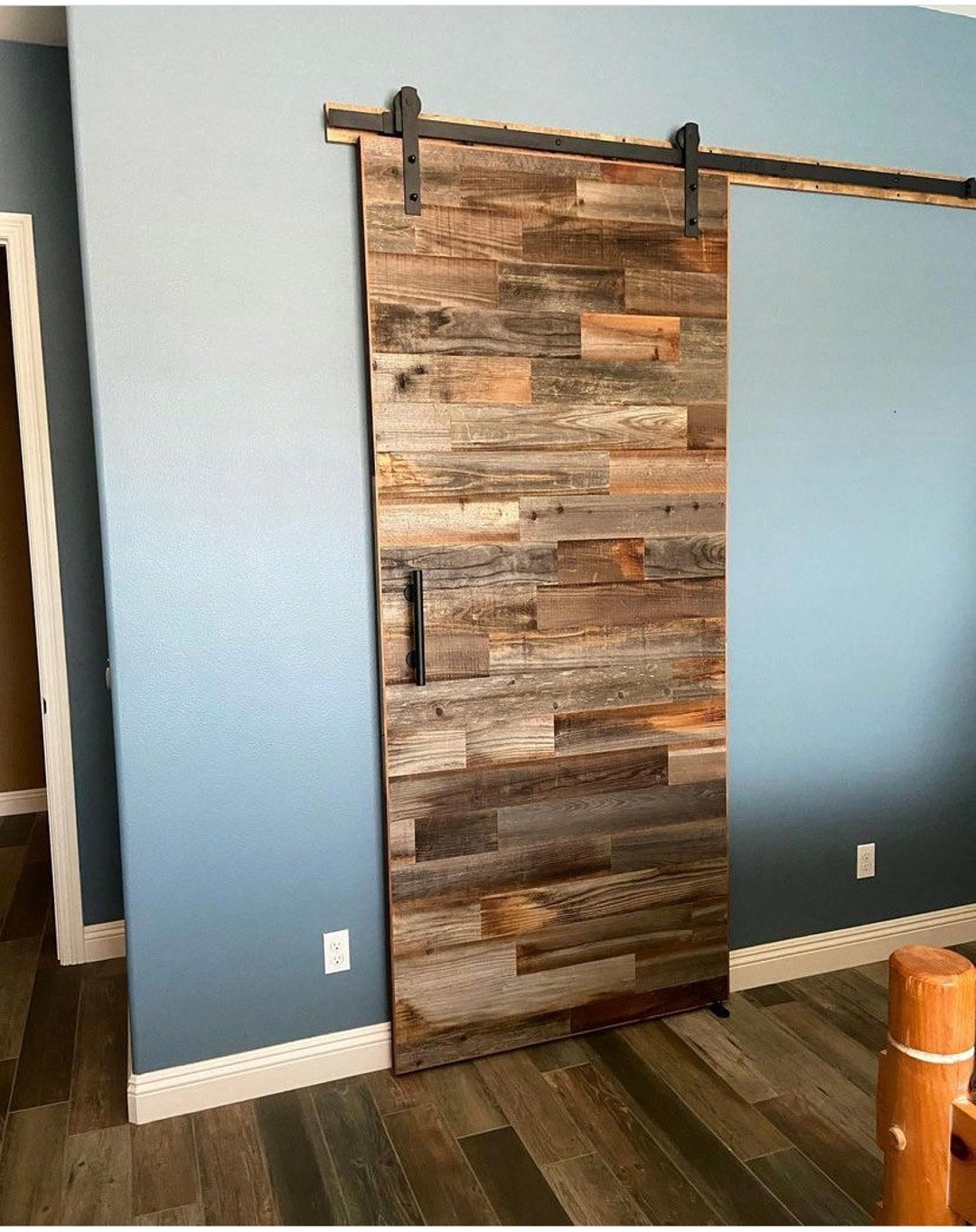 Reclaimed Wood Barn Door. - Etsy