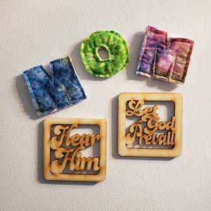 Square Inspiration Magnets (MAGNETS already ATTACHED)