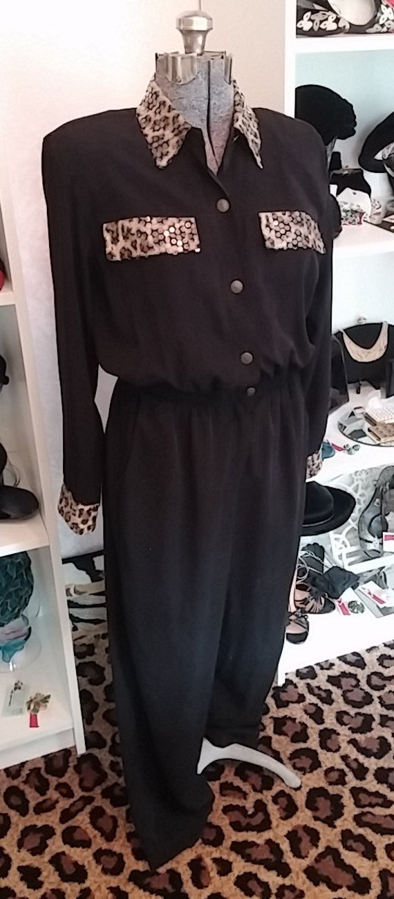 Vintage, 1980s, 1990s, Saint Germain, Black, Long