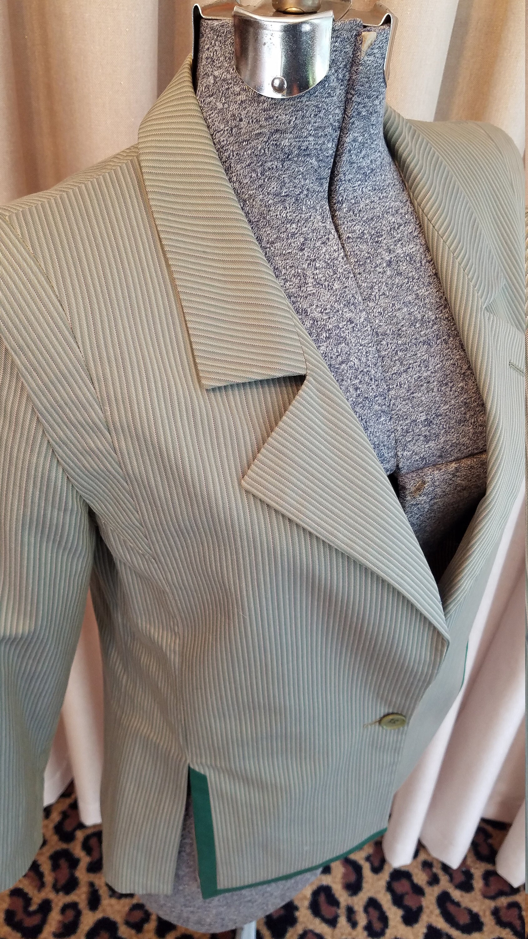 Vintage, 1980's, Mani (by Armani), Made in Italy, Striped Vintage, 1980's, Mani (by Armani), Made in Italy, Striped