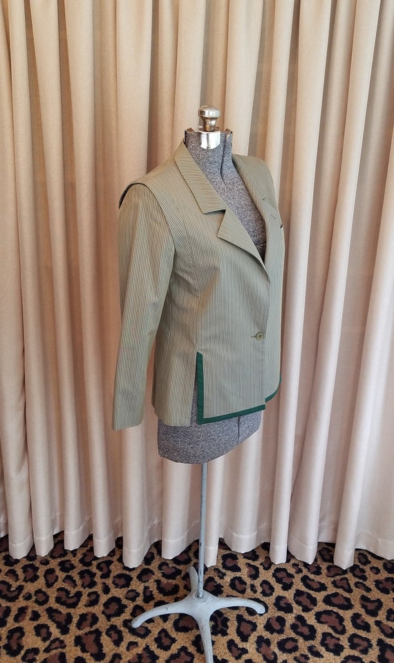 Vintage, 1980's, Mani (by Armani), Made in Italy, Striped Vintage, 1980's, Mani (by Armani), Made in Italy, Striped