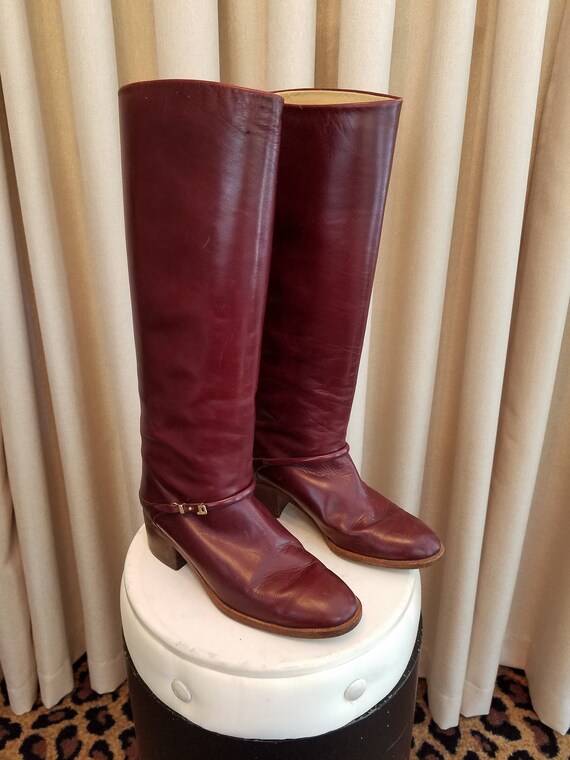 Vintage, 1980s, Joan & David, Couture, Cognac, Bro