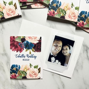 Instax mini film card/ Instax film holder / Bridal shower gift/ Bridal shower party favors/ Bridal shower card / Bridal party / Wedding card