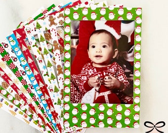 CHRISTMAS PARTY FAVORS / Christmas stickers / Christmas instax holder / Christmas instax mini film frame / Christmas favors / Christmas gift
