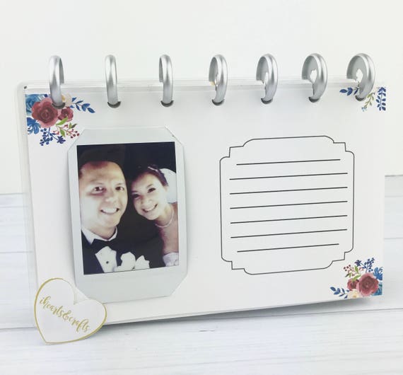 Items similar to Floral Wedding guestbook. Bridal shower guestbook