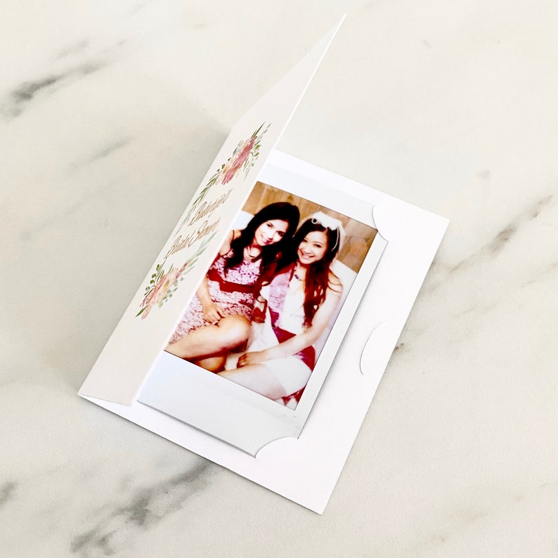 Instax mini film card/ Instax film holder / Bridal shower Etsy 日本