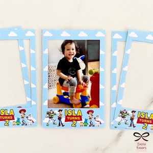 Bomboniere Toy Story / Adesivi per pellicole Instax Mini / Regalo di compleanno Toy Story / Toy Story 2 Infinity / Adesivi Toy Story / Regalo Toy Story