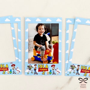 Toy Story party favors / instax mini film stickers / Toy Story birthday gift / Toy Story 2 infinity / Toy Story stickers / Toy story gift image 1