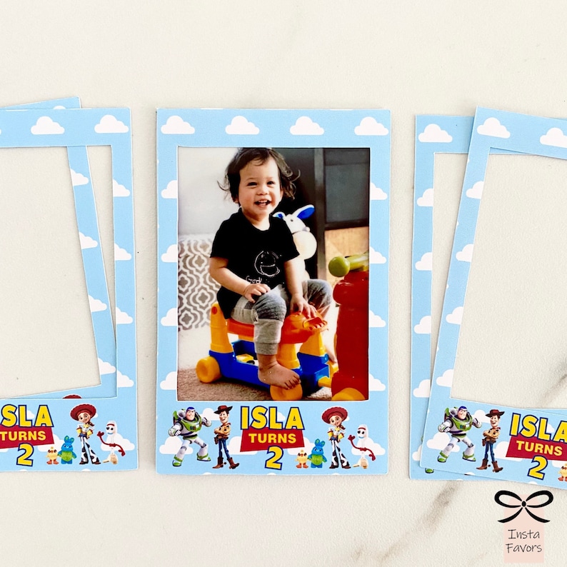 Toy Story party favors / instax mini film stickers / Toy Story birthday gift / Toy Story 2 infinity / Toy Story stickers / Toy story gift image 1