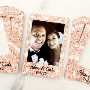 InstaStick Personalized stickers for instax film wedding favors. Instax mini film party favors. Film stickers. Glitter stickers