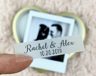 Sticker labels for instax mini films. Labels for square films. Personalized labels party favors.