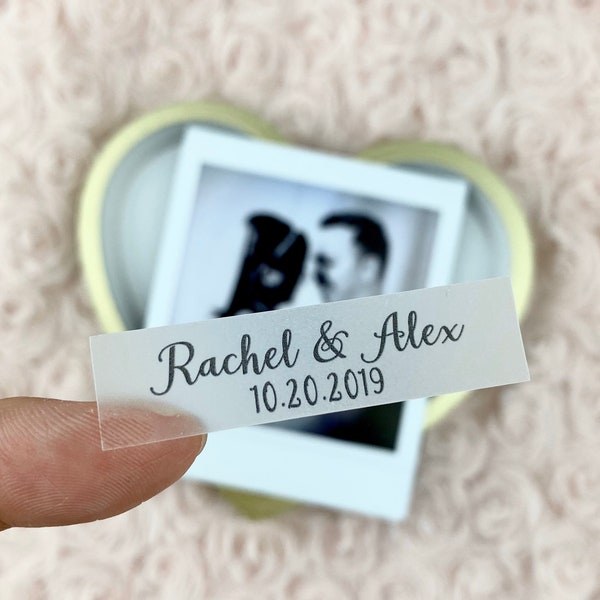 Sticker labels for instax mini films. Labels for square films. Personalized labels party favors.