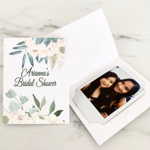 Instax mini film card/ Instax film holder / Bridal shower gift/ Bridal shower party favors/ Bridal shower card / Bridal party / Wedding card