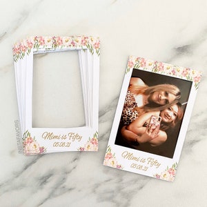 20+ Instax Stickers. Personalized stickers for Instax film wedding favors. Instax mini film party favors. Film stickers. Blush Floral favors