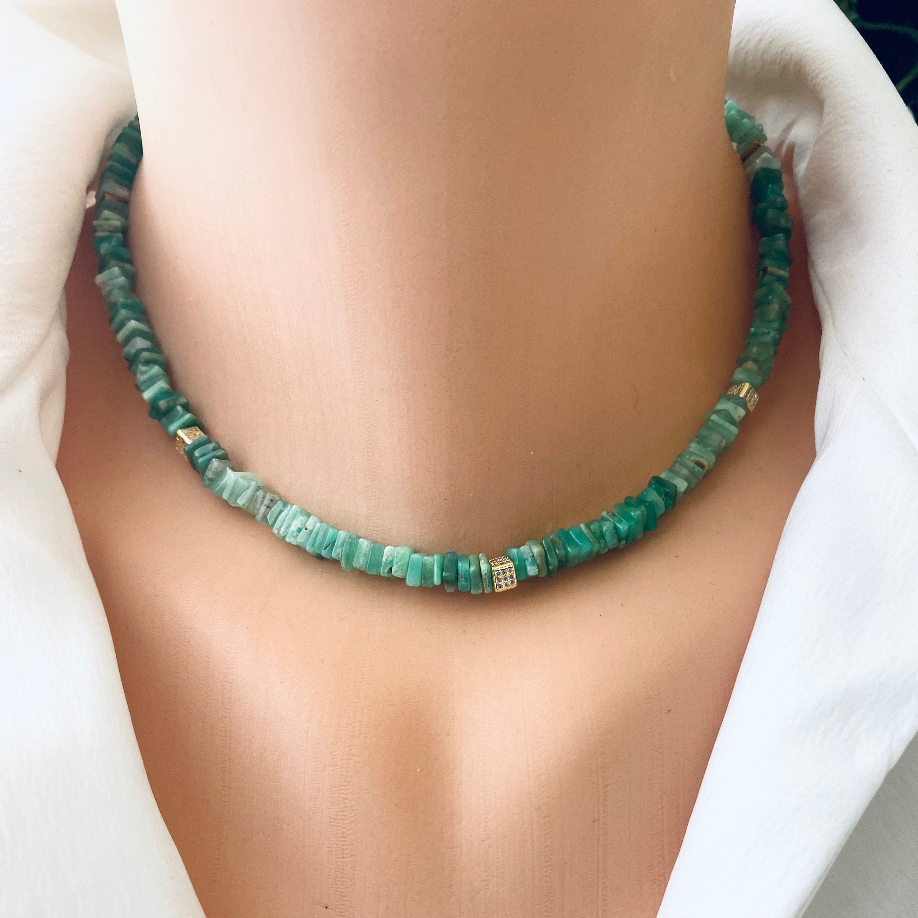 【関税込み】Happy Green Necklace - Shourouk - Brass - Green necklace woman jewellery Swarovski 5650797 necklaces Swarovski