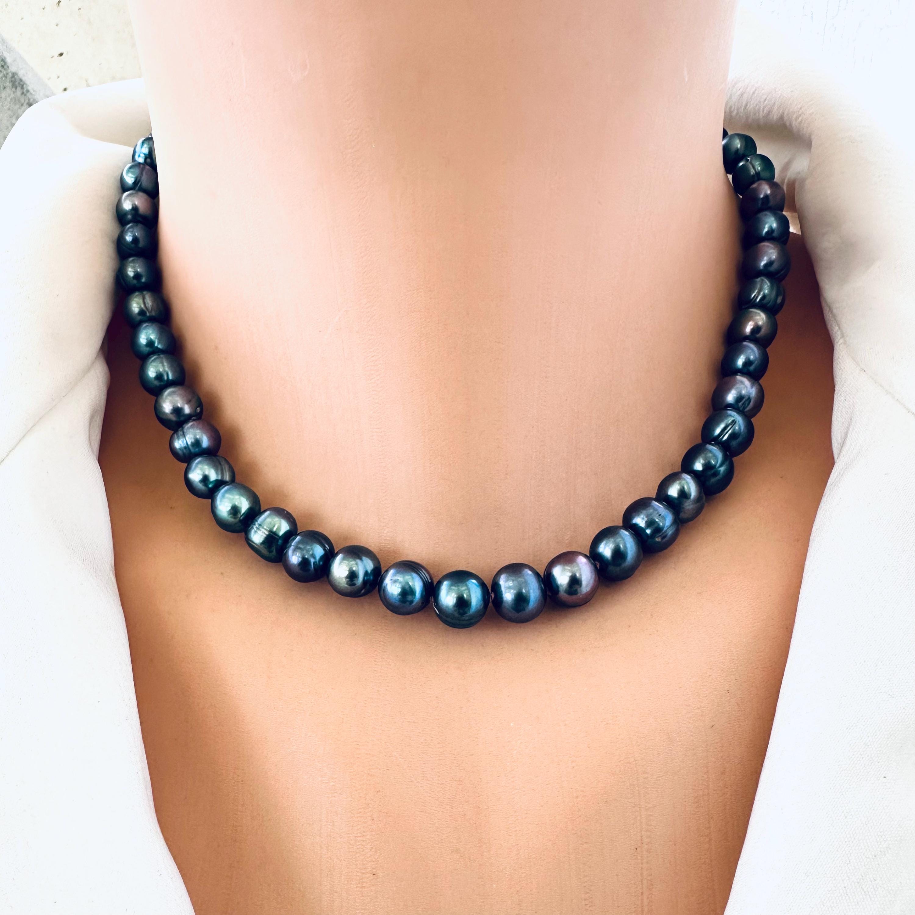 ★MIDNIGHT MOMENT.★ magnet love pearl necklace (2COLORS) magnet love pearl necklace - midnightmoment | 60% - Asian