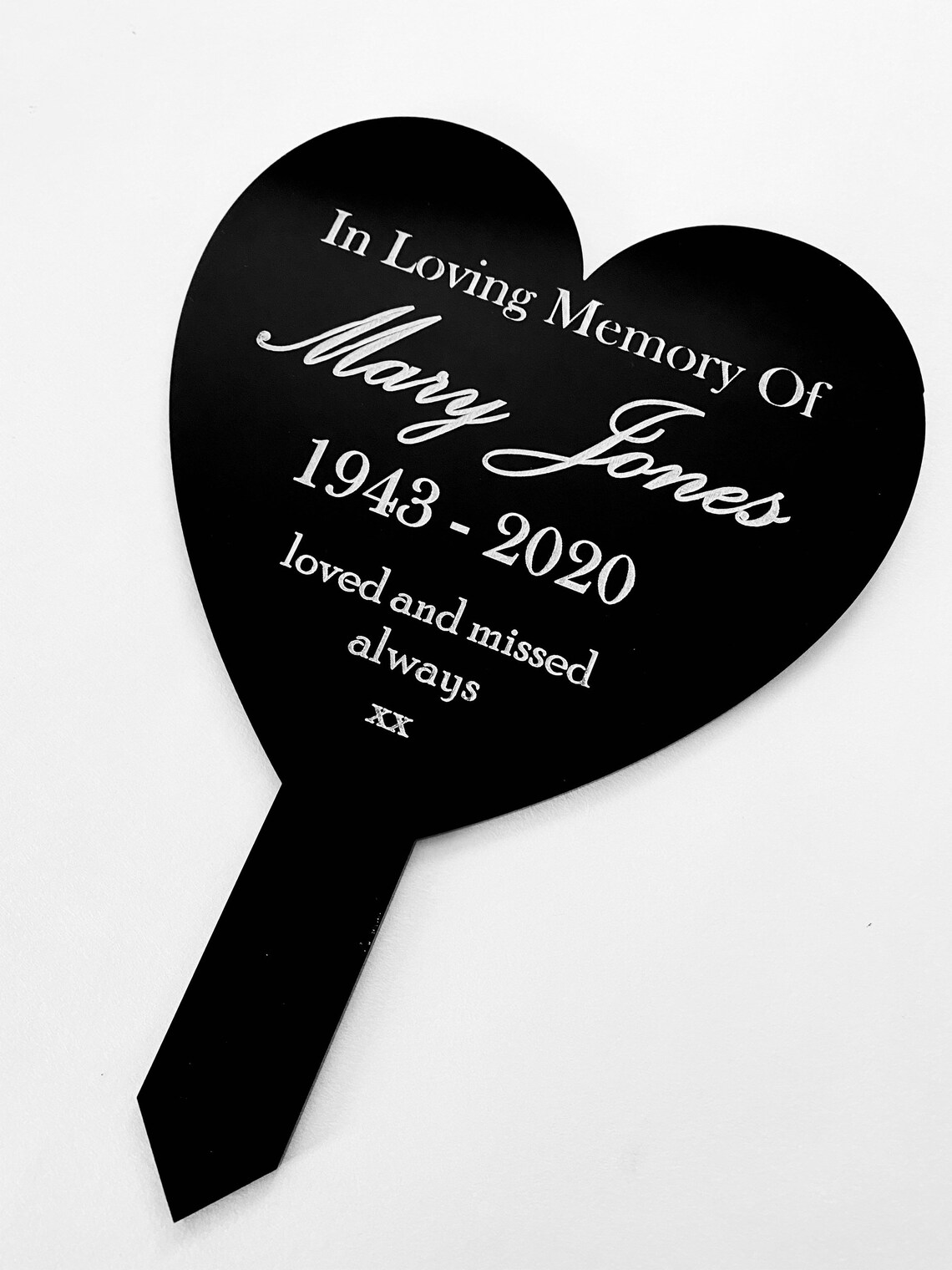 Personalised Memorial plaque grave marker gift grave Etsy Personalised Memorial plaque grave marker gift grave Etsy