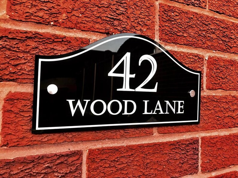 Personalised Large House Sign Bespoke Cottage front door sign Etsy