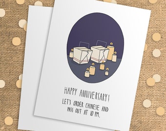 Aniversario - tarjeta de aniversario para su tarjeta de aniversario divertidos - tarjeta de aniversario para él - - te amo tarjeta - amor divertido