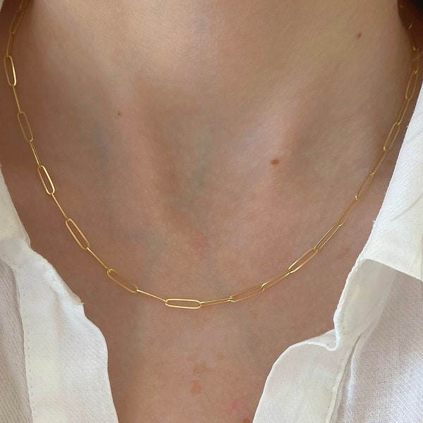 Paper Clip Necklace - Etsy