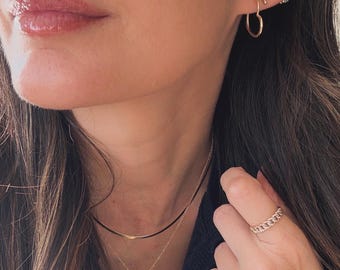 14K Heart Hoops| 14K Yellow Gold Heart Hoop Earring - Love| Real