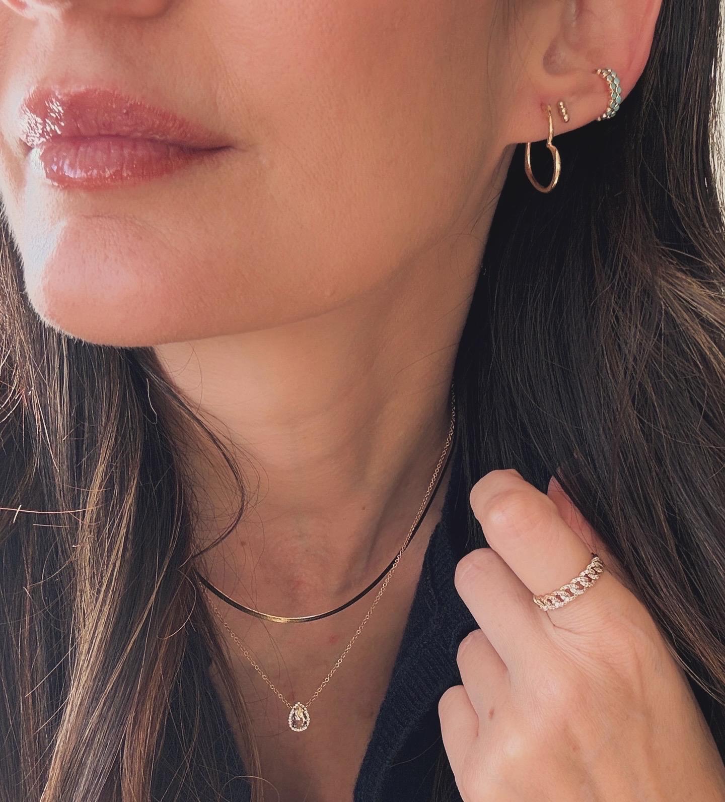 14K Heart Hoops| 14K Yellow Gold Heart Hoop Earring - Love| Real