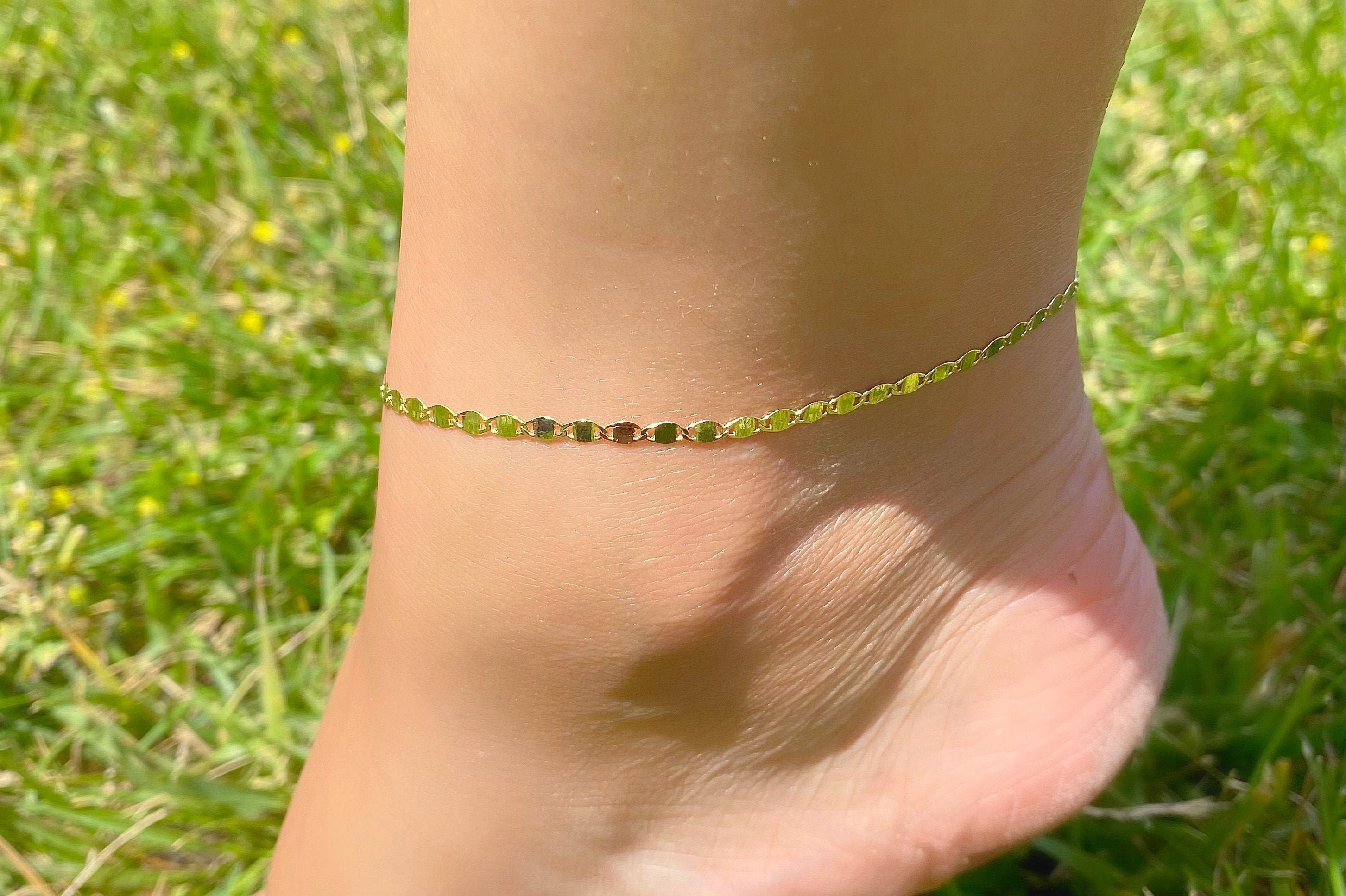 14k gold sale anklet kay jewelers