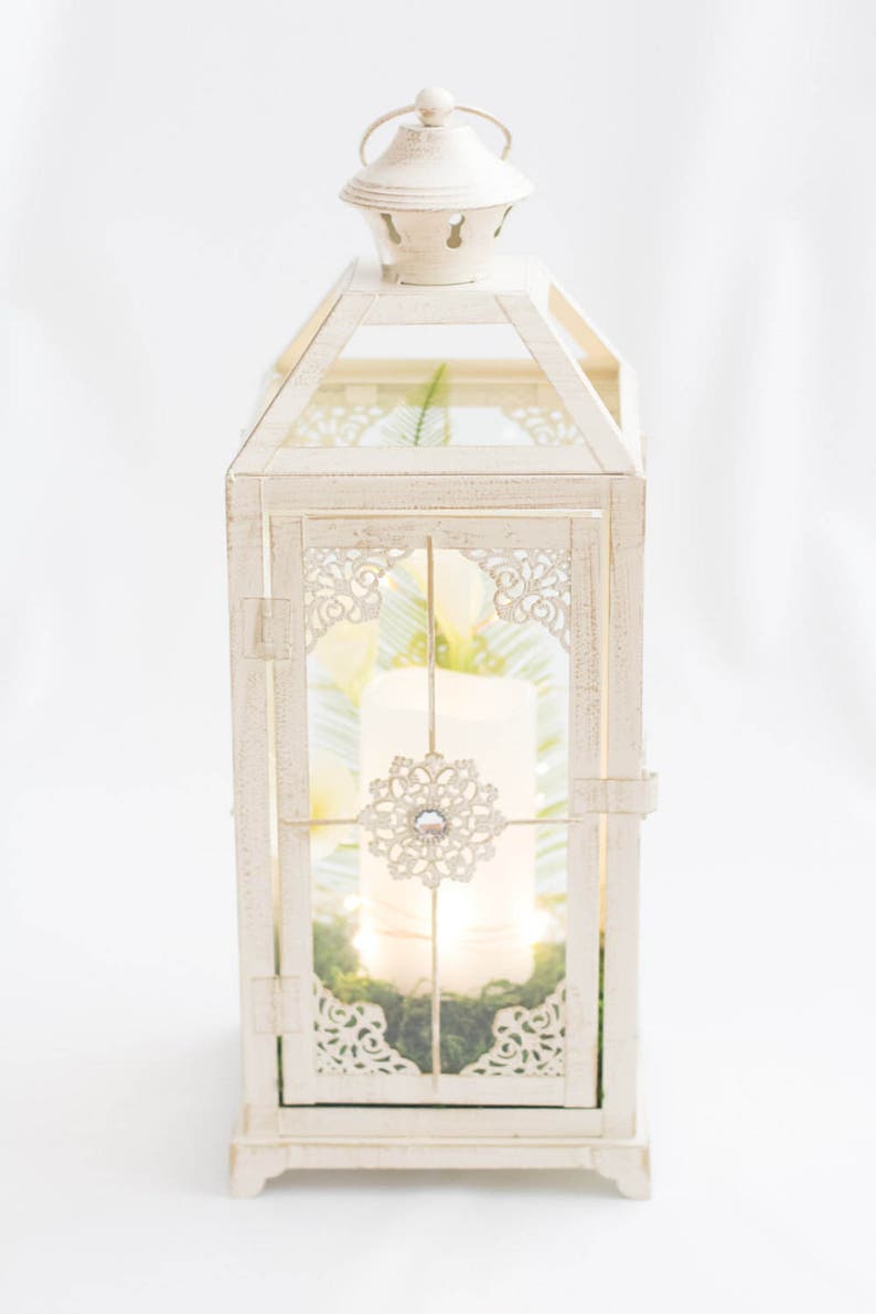 lanterne bougie blanche