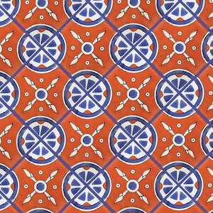 Handmade Mexican Talavera tiles 4&quot; x 4&quot; Navaso