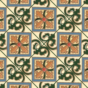 Handmade Mexican Talavera tiles 4" x 4" Traditional