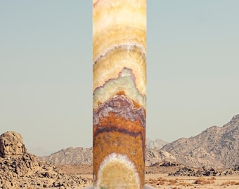 Canyon Spirit – Cylinder Onyx Accent Lamp