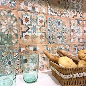 Vintage Ceramic Tiles 8&quot;x8&quot;