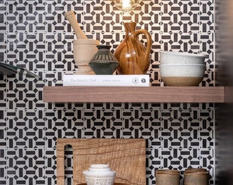 Ceramic Tile, Glazed Tile, Deco Tile, Ceramic, Wall Tile, Black and White Tile, Contemporary Tile