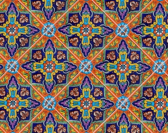 Handmade Mexican Talavera tiles 4" x 4"