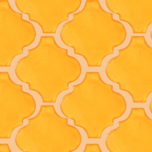 Handmade Mexican Talavera tiles 4 x 4 Arabesque image 3